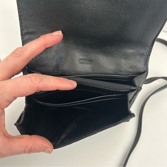 Coach womens crossbody black bag purse - Picture 9 of 9